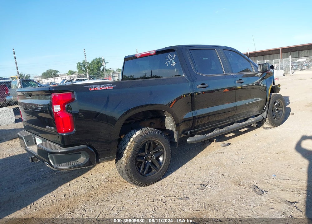 2020 CHEVROLET SILVERADO 1500 4WD  SHORT BED CUSTOM TRAIL BOSS/4WD  STANDARD BED CUSTOM TRAIL BOSS VIN: 1GCPYCEF3LZ221078