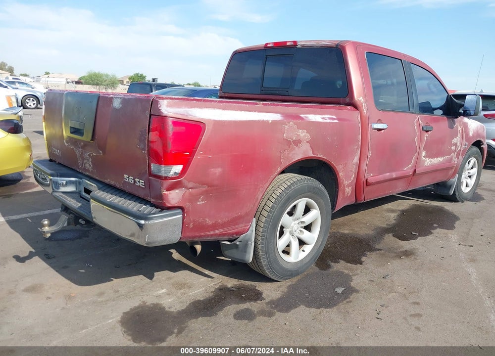 2004 NISSAN TITAN SE VIN: 1N6AA07A14N554637