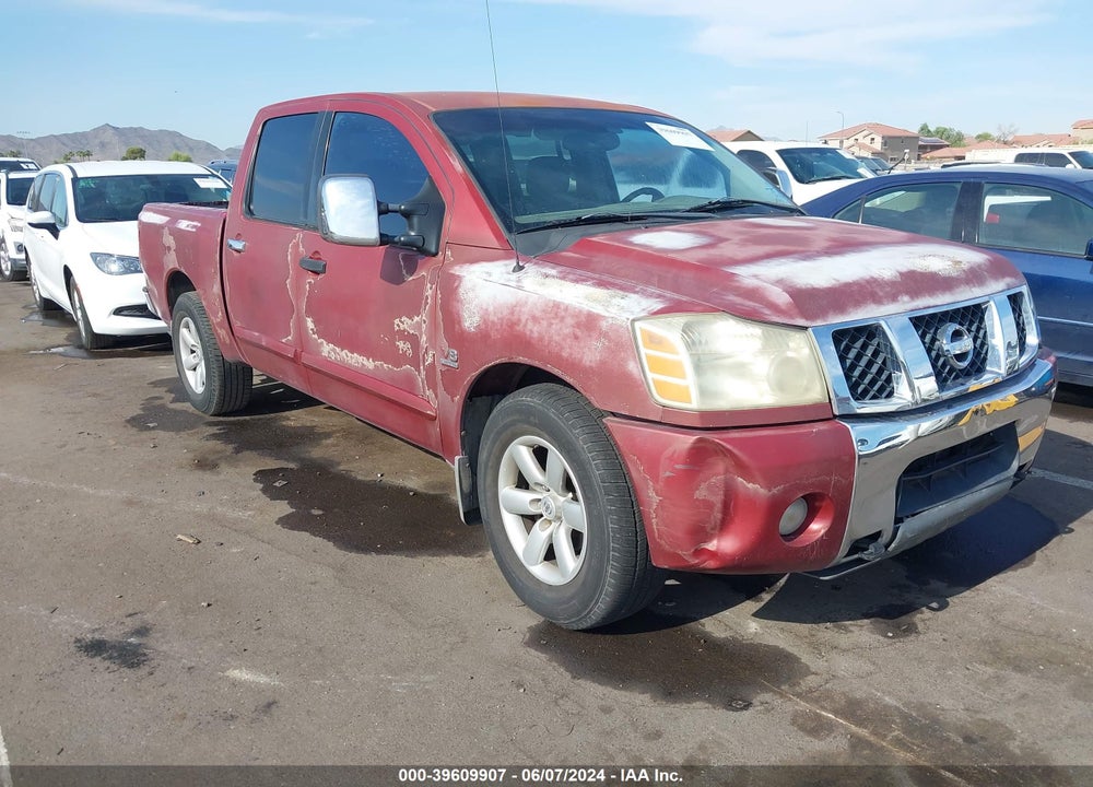 2004 NISSAN TITAN SE VIN: 1N6AA07A14N554637