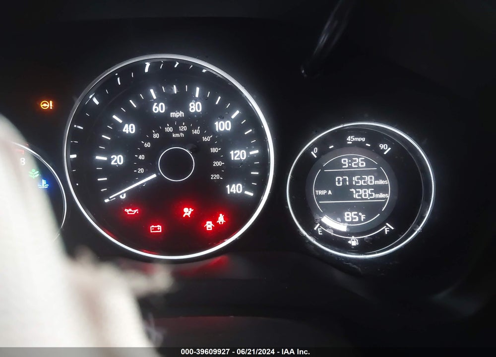 2019 HONDA HR-V LX VIN: 3CZRU6H38KM709184