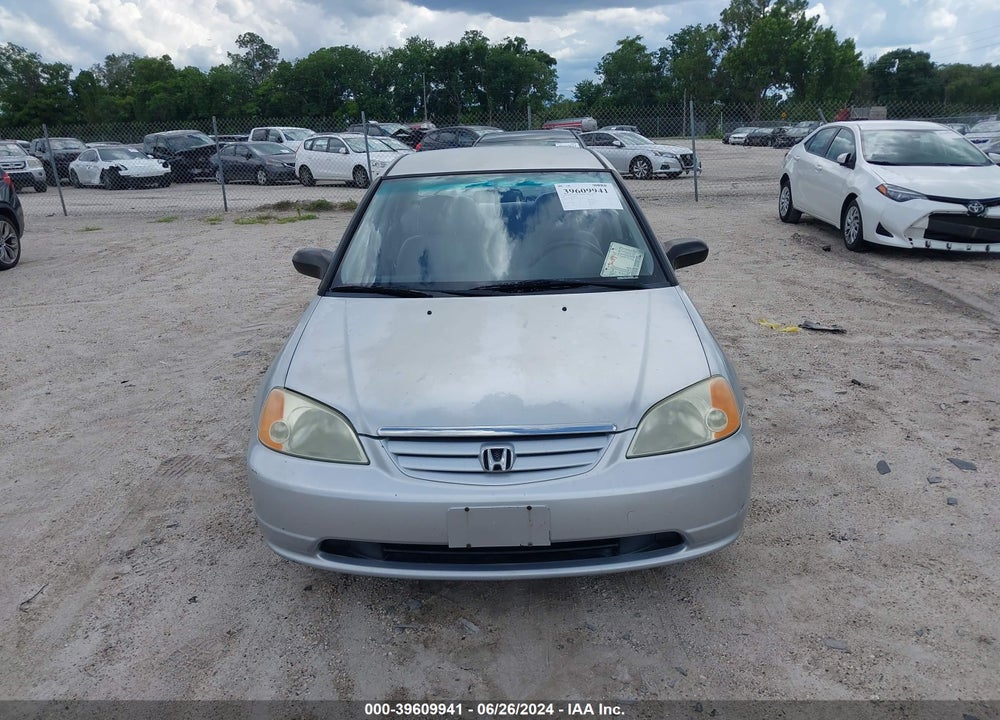 2001 HONDA CIVIC LX VIN: 2HGES16521H619982