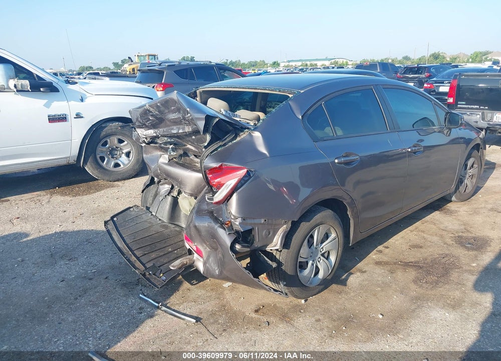 2013 HONDA CIVIC LX VIN: 19XFB2F56DE024321