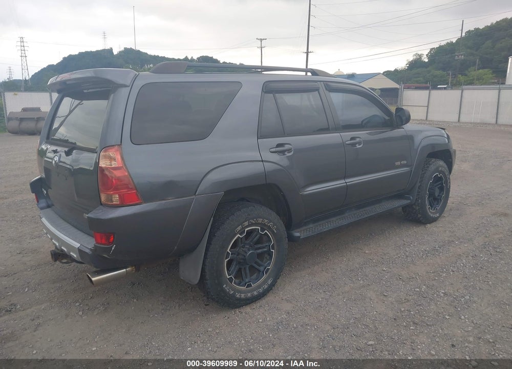 2004 TOYOTA 4RUNNER SR5 V8 VIN: JTEBT14R840040648