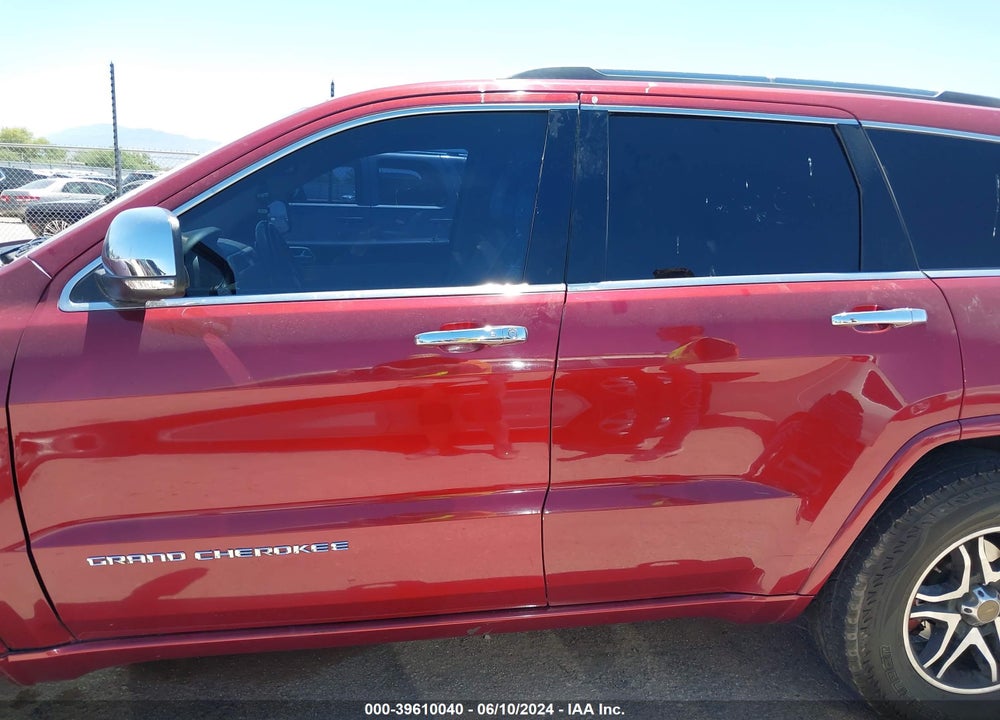 2014 JEEP GRAND CHEROKEE OVERLAND VIN: 1C4RJFCT9EC216450