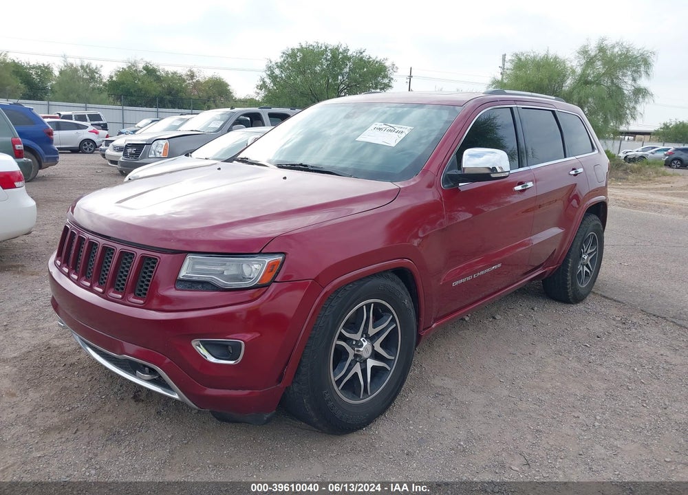 2014 JEEP GRAND CHEROKEE OVERLAND VIN: 1C4RJFCT9EC216450
