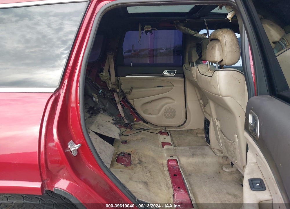 2014 JEEP GRAND CHEROKEE OVERLAND VIN: 1C4RJFCT9EC216450