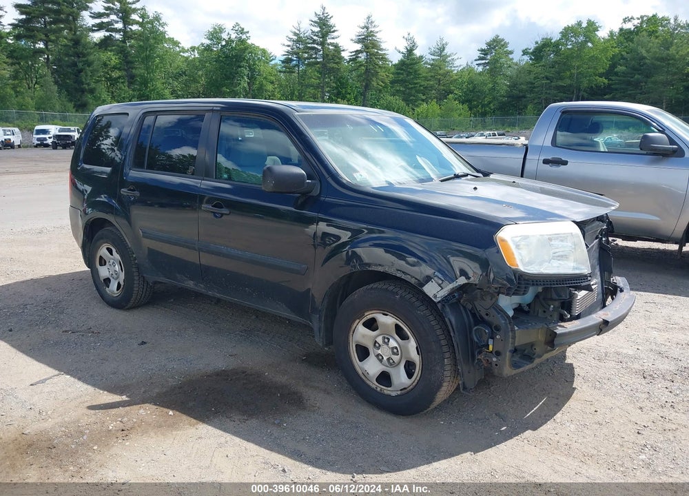 2012 HONDA PILOT LX VIN: 5FNYF4H24CB013256