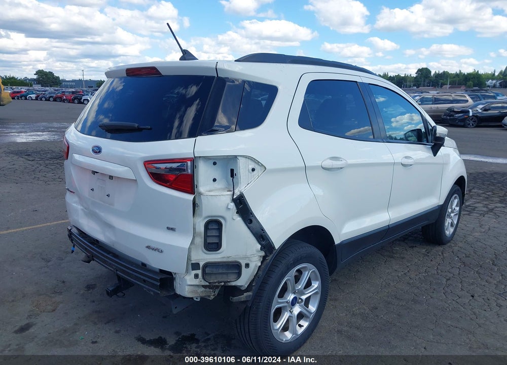 2020 FORD ECOSPORT SE VIN: MAJ6S3GL8LC338485