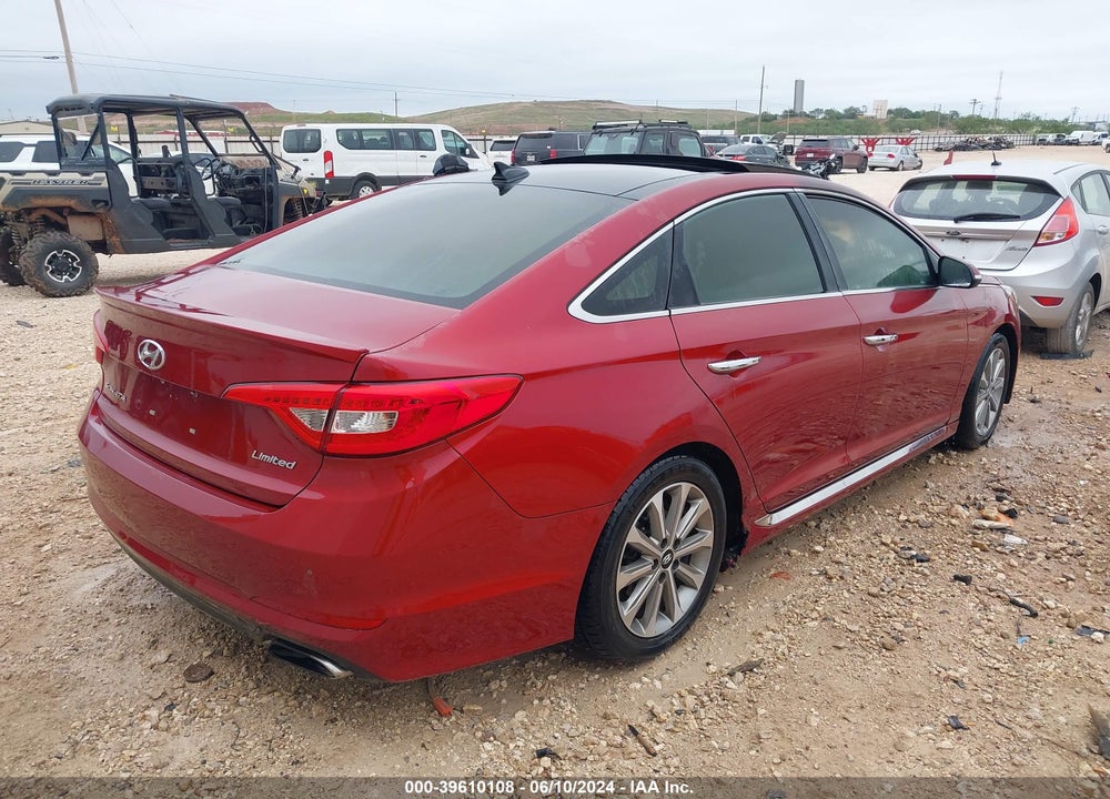 2016 HYUNDAI SONATA LIMITED VIN: 5NPE34AF4GH332740