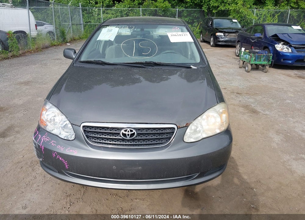 2006 TOYOTA COROLLA LE VIN: 2T1BR32E86C685047