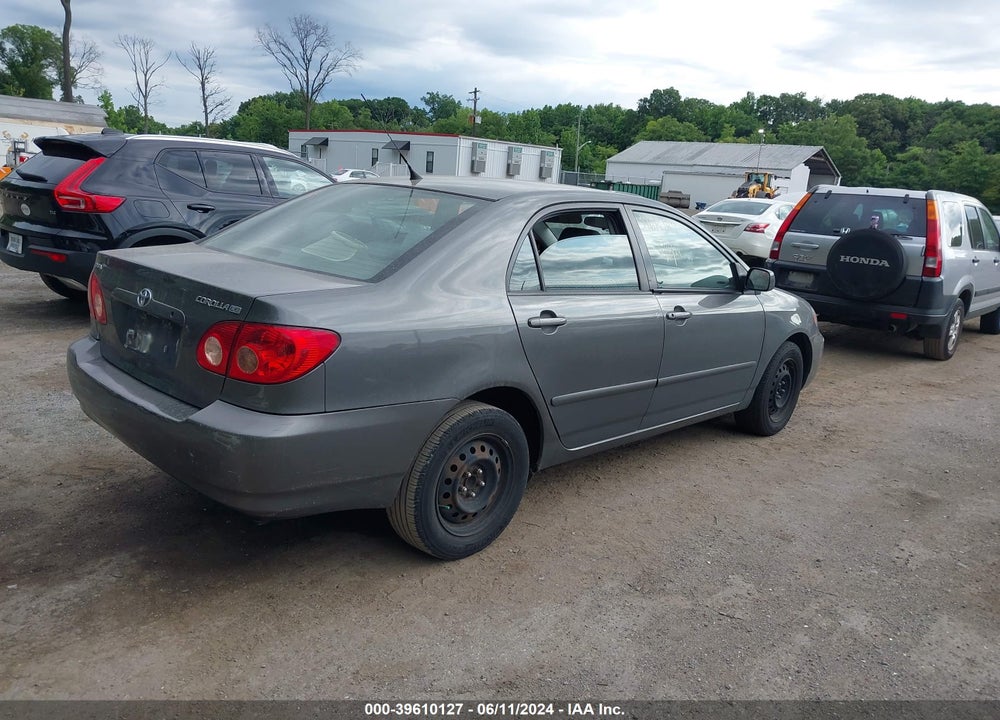 2006 TOYOTA COROLLA LE VIN: 2T1BR32E86C685047