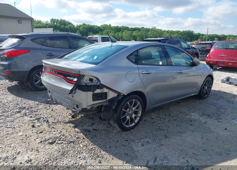 2015 DODGE DART SXT VIN: 1C3CDFBB0FD242456