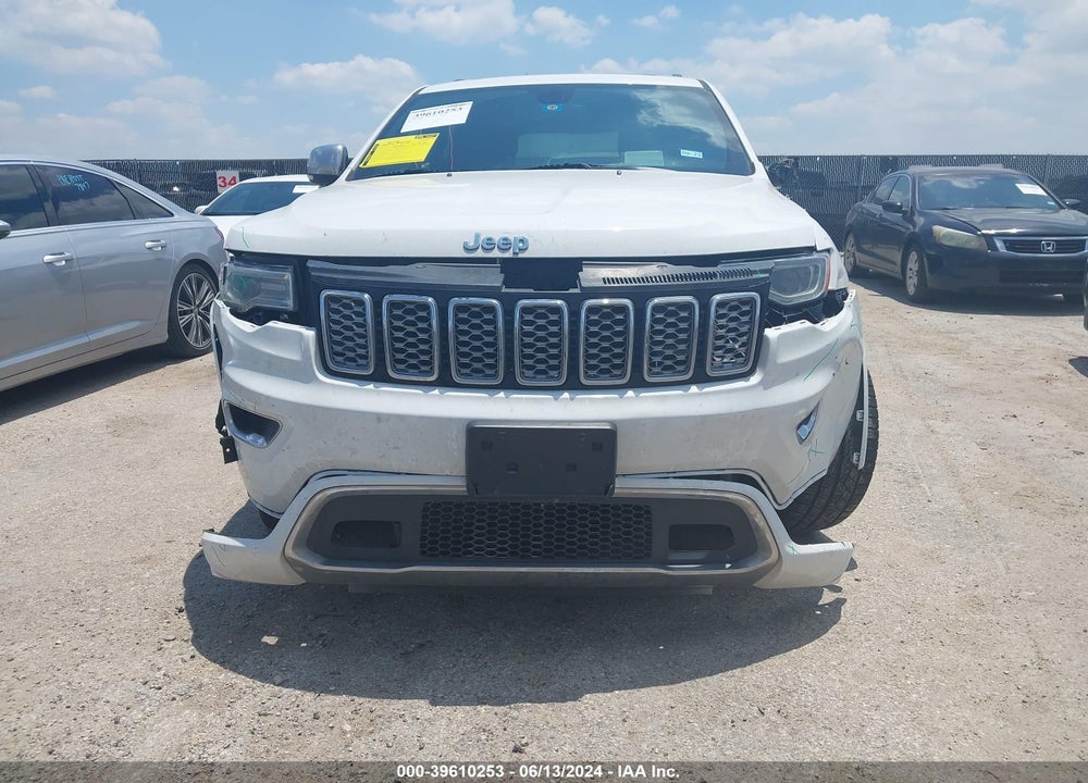 2017 CHEROKEE JEEP GRAND  OVERLAND 4X2 VIN: 1C4RJECG3HC605795