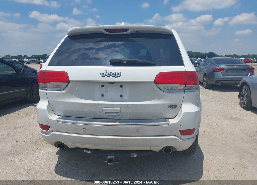 2017 CHEROKEE JEEP GRAND  OVERLAND 4X2 VIN: 1C4RJECG3HC605795