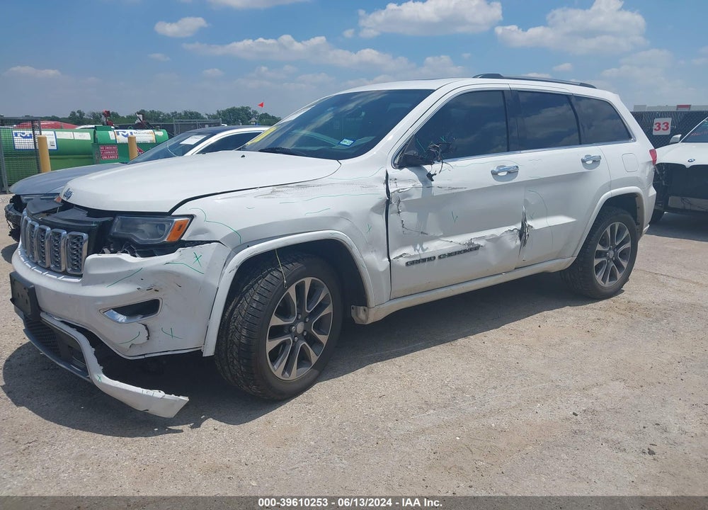 2017 CHEROKEE JEEP GRAND  OVERLAND 4X2 VIN: 1C4RJECG3HC605795