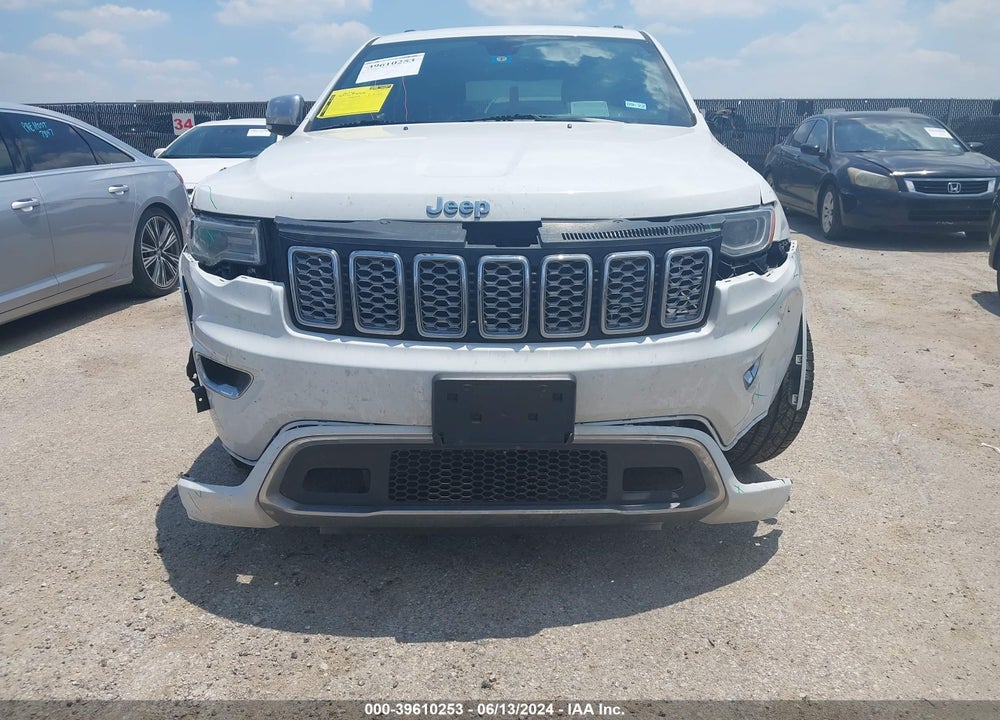2017 CHEROKEE JEEP GRAND  OVERLAND 4X2 VIN: 1C4RJECG3HC605795
