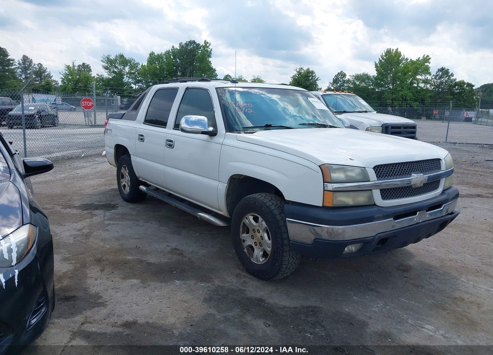 2004 CHEVROLET AVALANCHE 1500 VIN: 3GNEC12T24G173781