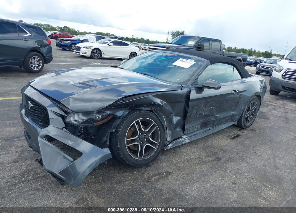 2019 FORD MUSTANG ECOBOOST PREMIUM VIN: 1FATP8UH0K5179613