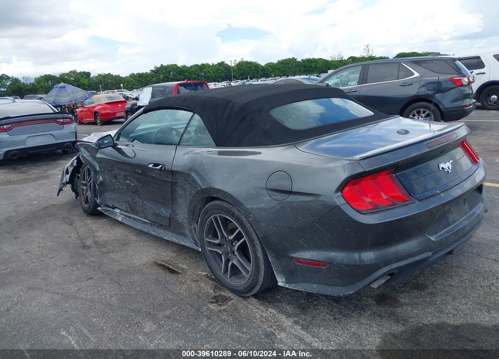 2019 FORD MUSTANG ECOBOOST PREMIUM VIN: 1FATP8UH0K5179613