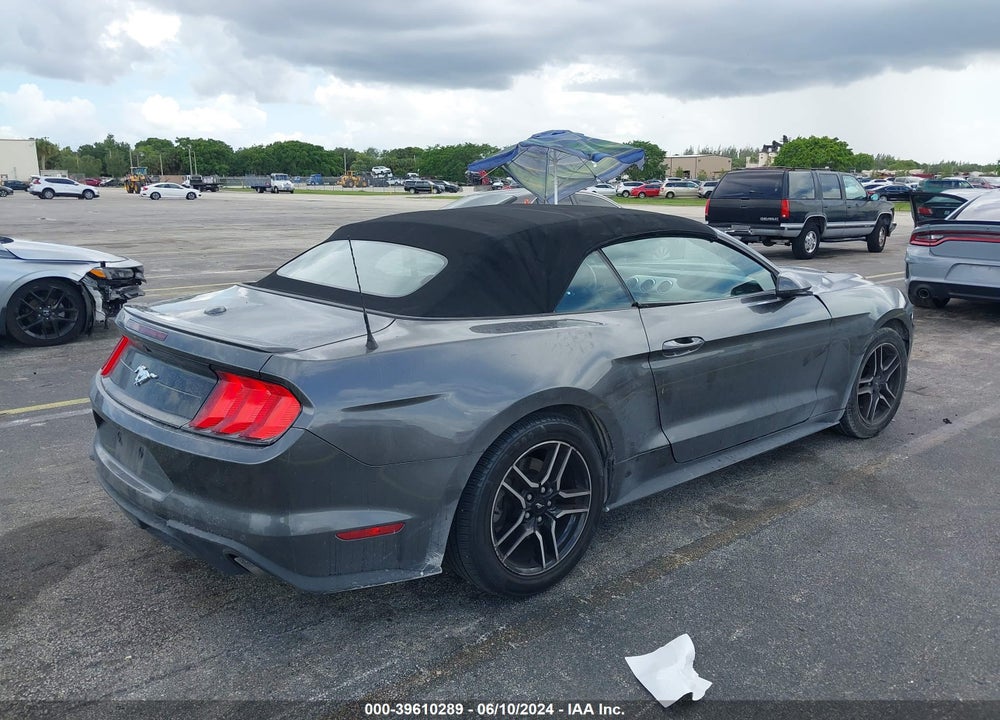 2019 FORD MUSTANG ECOBOOST PREMIUM VIN: 1FATP8UH0K5179613