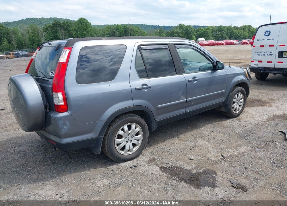2006 HONDA CR-V SE VIN: SHSRD78936U411919