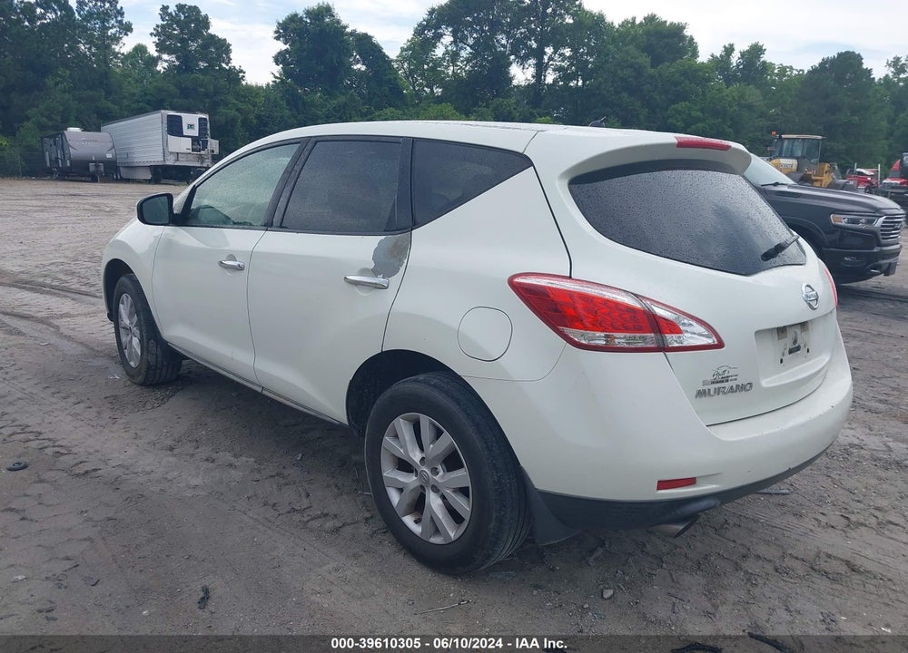 2011 NISSAN MURANO S VIN: JN8AZ1MU9BW059405