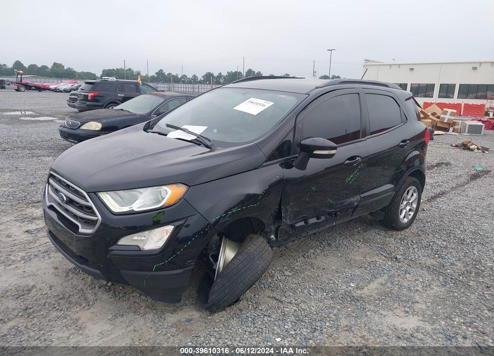 2018 FORD ECOSPORT SE VIN: MAJ6P1UL1JC195967