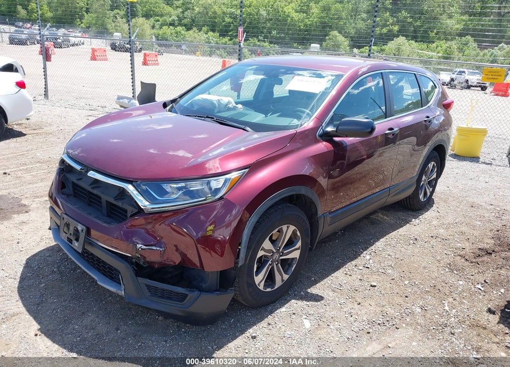 2017 HONDA CR-V LX VIN: 5J6RW6H34HL007805