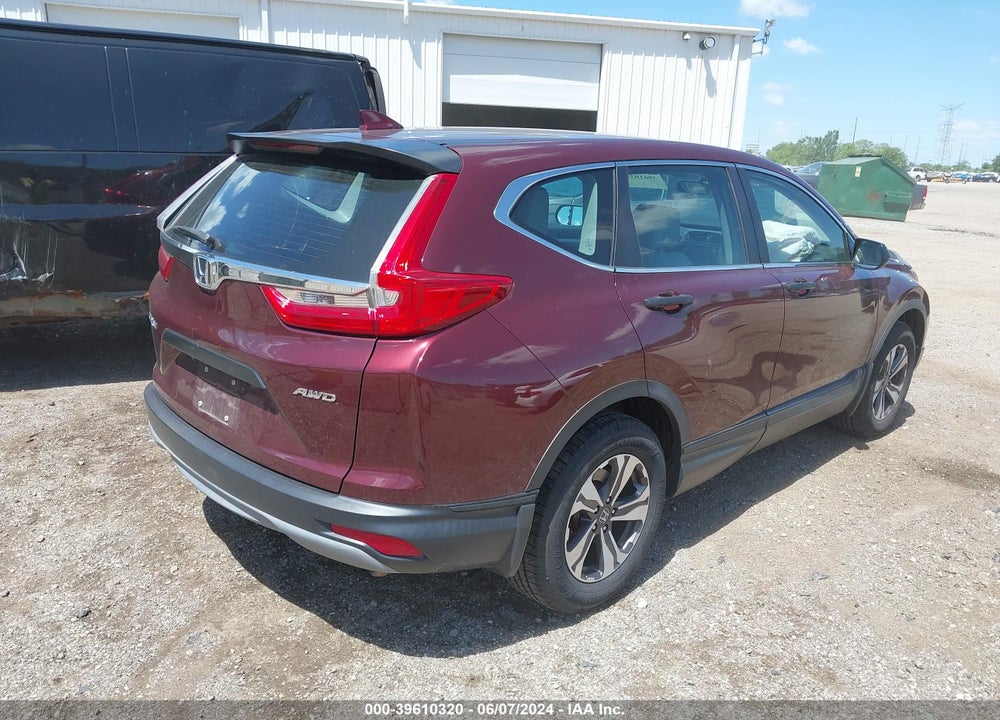 2017 HONDA CR-V LX VIN: 5J6RW6H34HL007805