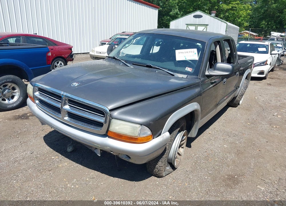 2002 DODGE DAKOTA SLT VIN: 1B7HL48NX2S655680