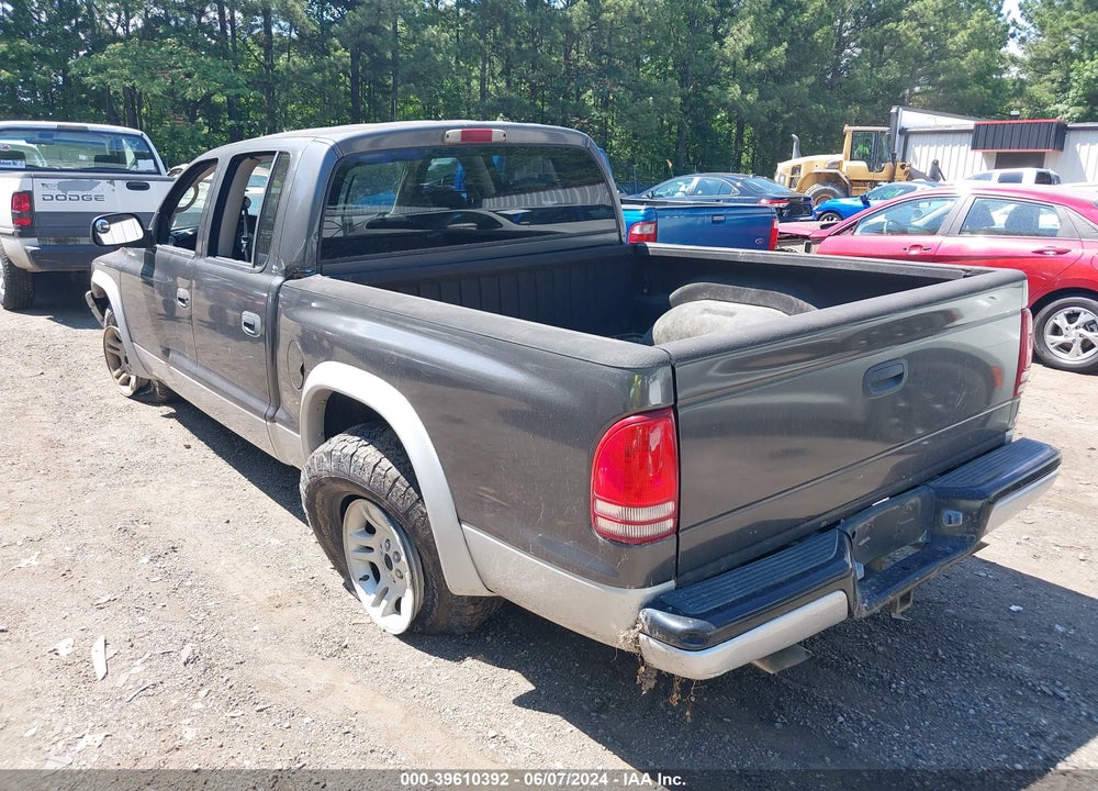 2002 DODGE DAKOTA SLT VIN: 1B7HL48NX2S655680