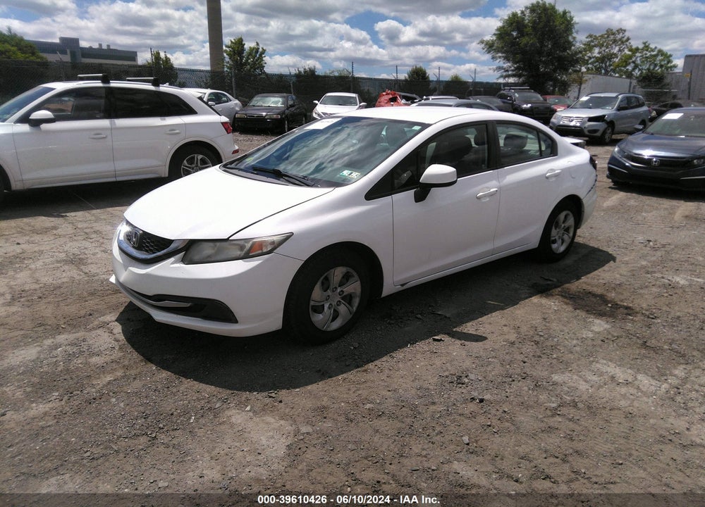 2013 HONDA CIVIC LX VIN: 19XFB2F56DE052555