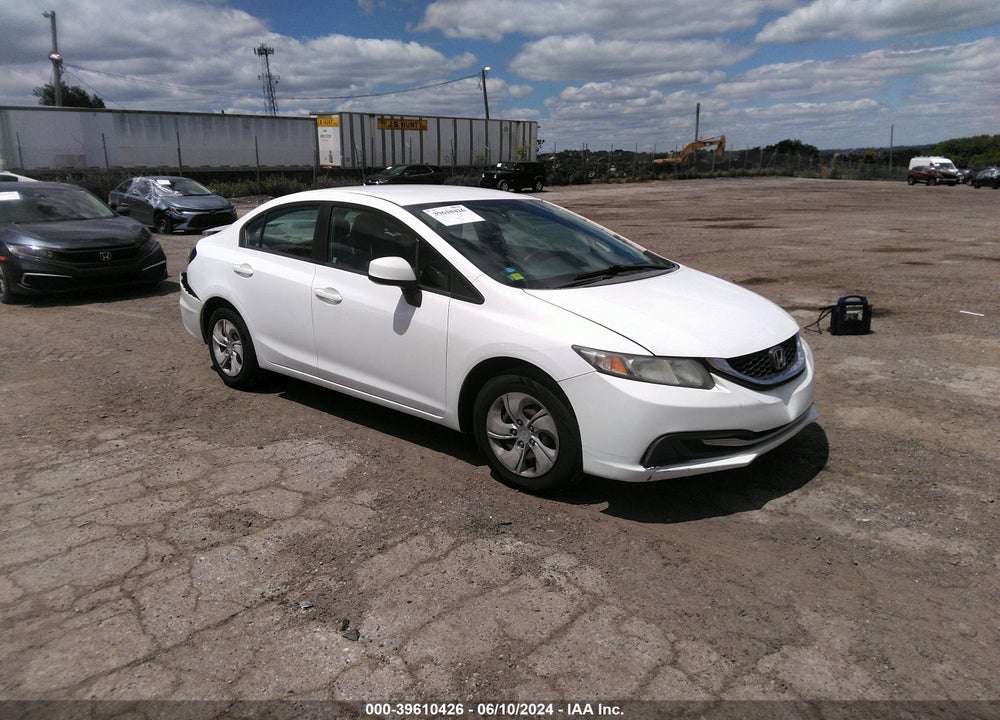 2013 HONDA CIVIC LX VIN: 19XFB2F56DE052555