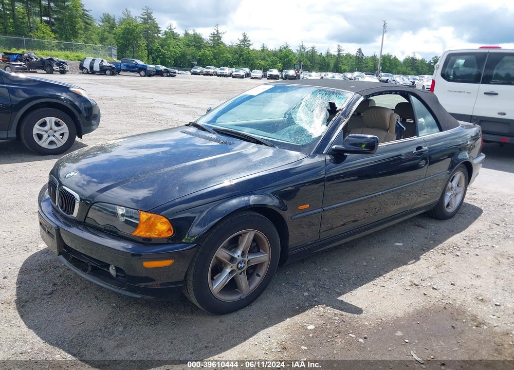 2002 BMW 325CI VIN: WBABS334X2JY58931