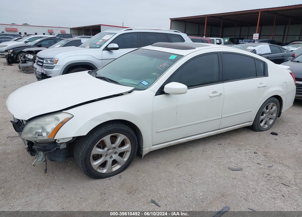 2008 NISSAN MAXIMA 3.5 SL VIN: 1N4BA41E08C823180