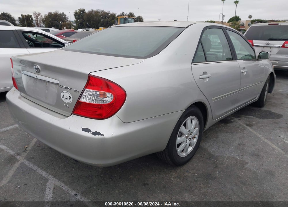 2004 TOYOTA CAMRY XLE V6 VIN: 4T1BF32K14U576651