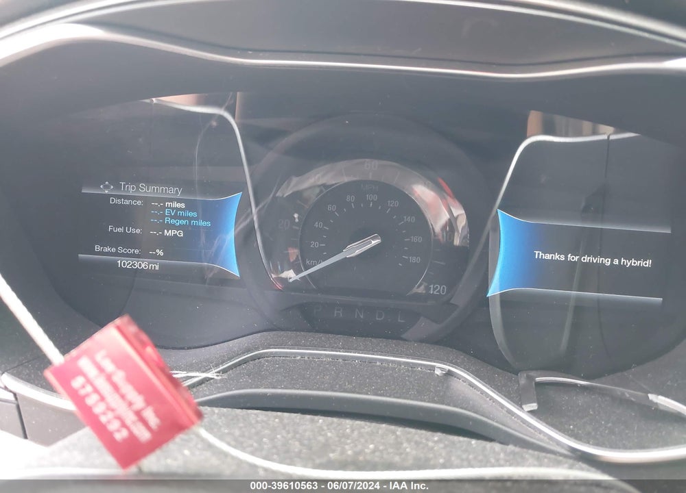 2018 FORD FUSION HYBRID SE VIN: 3FA6P0LU2JR127909