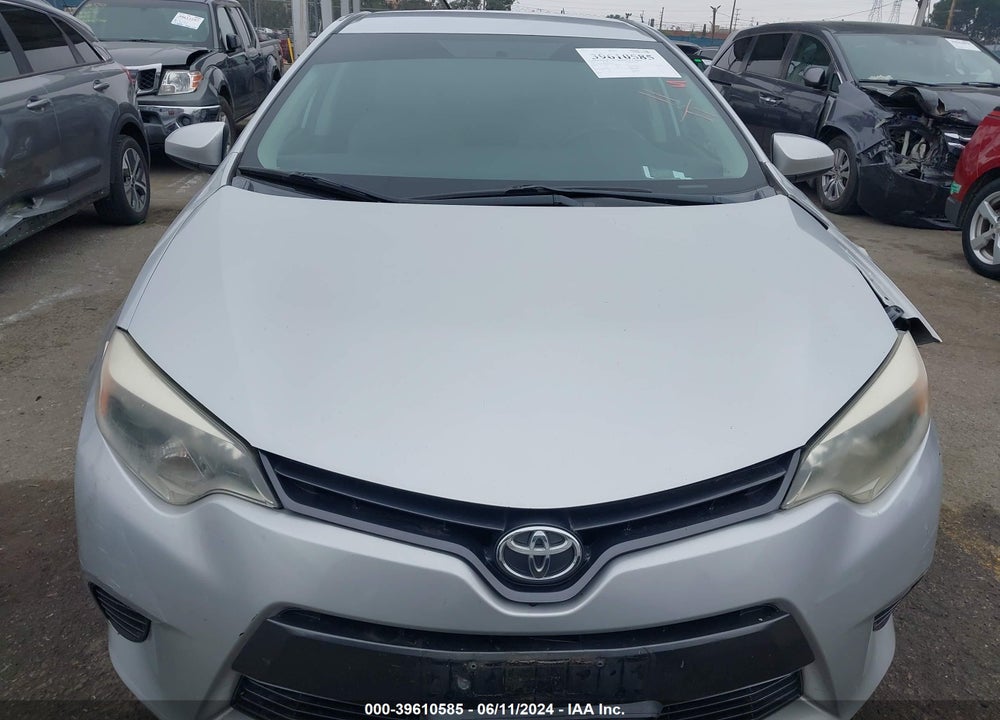 2015 TOYOTA COROLLA LE VIN: 5YFBURHE2FP325538