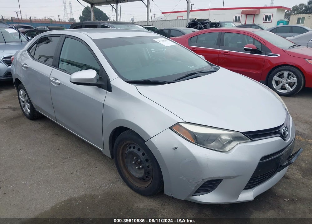 2015 TOYOTA COROLLA LE VIN: 5YFBURHE2FP325538