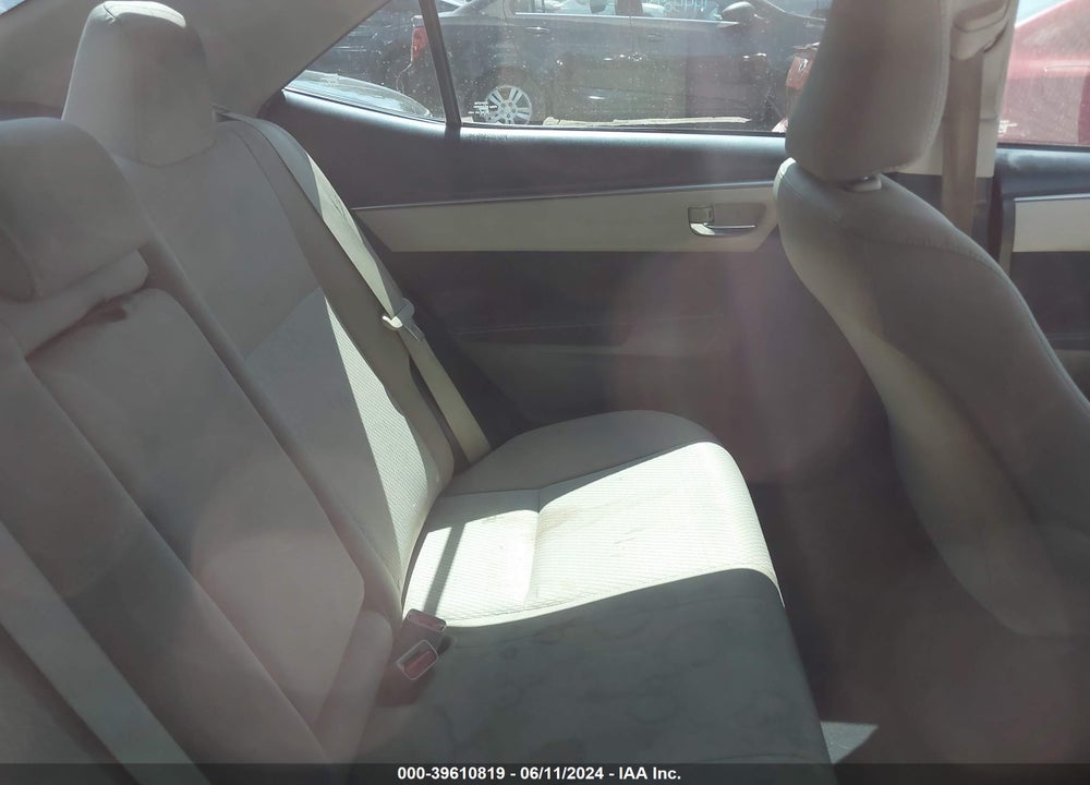2016 TOYOTA COROLLA LE VIN: 2T1BURHEXGC719161