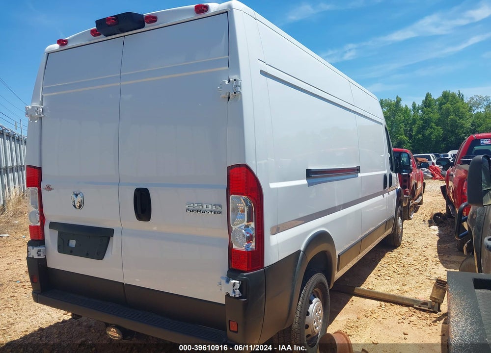 2023 RAM PROMASTER 2500 HIGH ROOF 159 WB VIN: 3C6LRVDG5PE564257