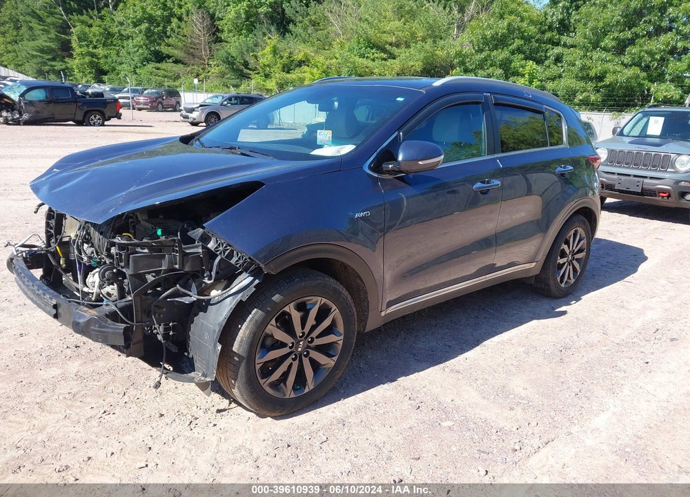 2018 KIA SPORTAGE EX VIN: KNDPNCAC8J7409060