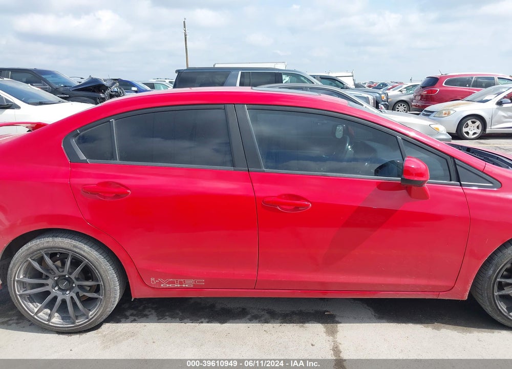 2013 HONDA CIVIC SI VIN: 2HGFB6E52DH708118