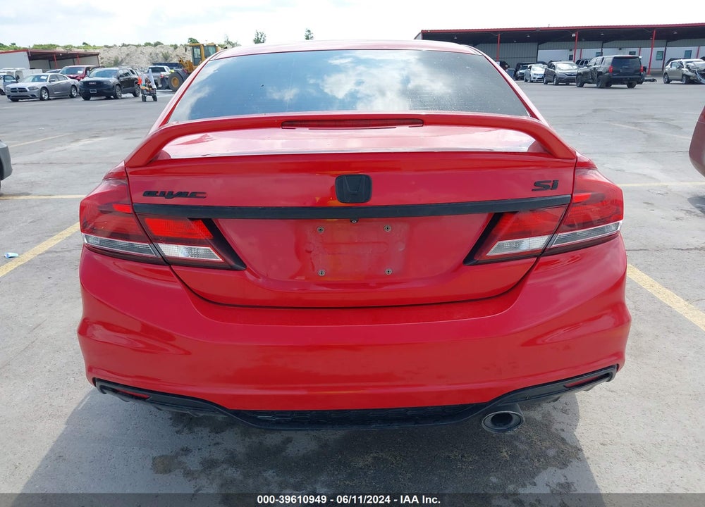 2013 HONDA CIVIC SI VIN: 2HGFB6E52DH708118