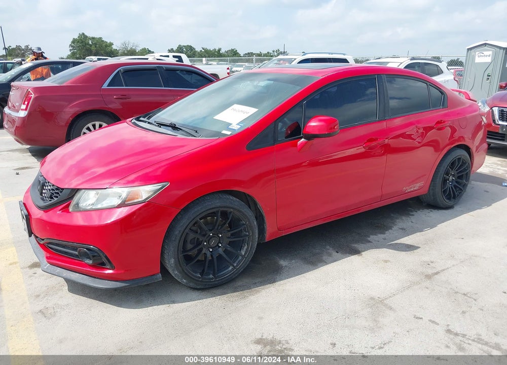 2013 HONDA CIVIC SI VIN: 2HGFB6E52DH708118