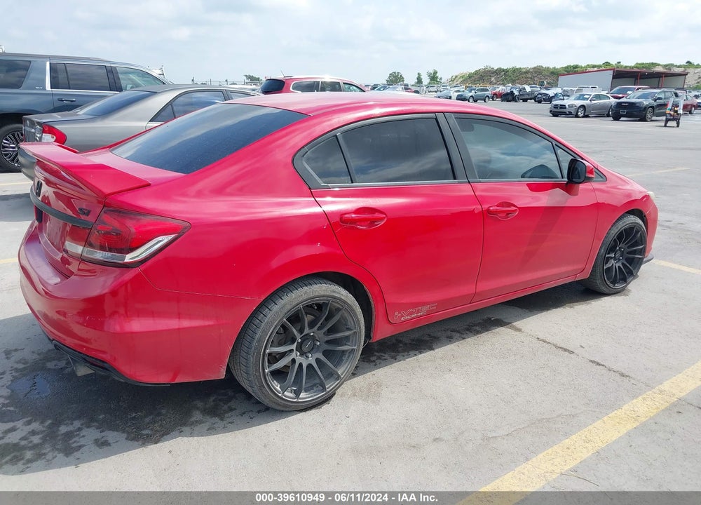 2013 HONDA CIVIC SI VIN: 2HGFB6E52DH708118