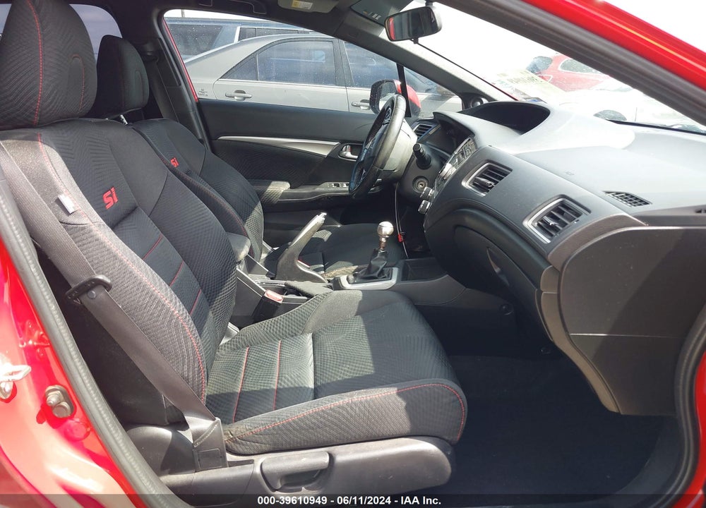 2013 HONDA CIVIC SI VIN: 2HGFB6E52DH708118