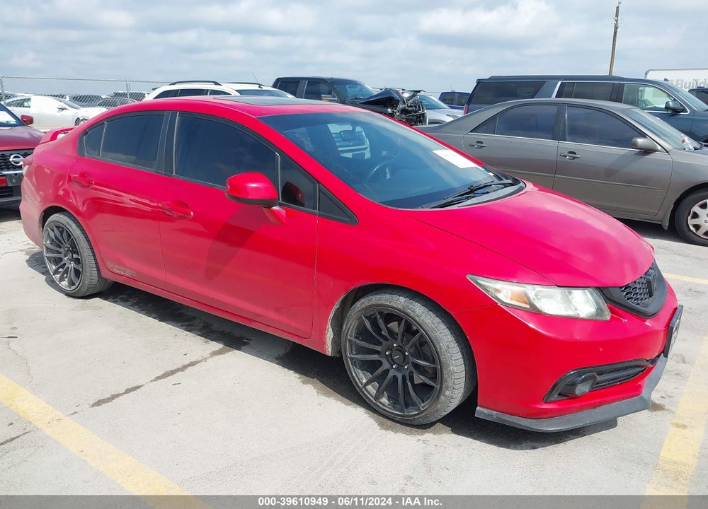 2013 HONDA CIVIC SI VIN: 2HGFB6E52DH708118