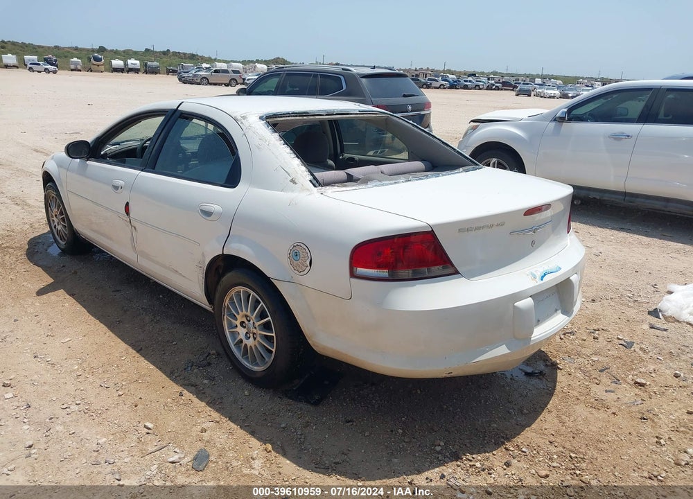 2004 CHRYSLER SEBRING LX VIN: 1C3EL46X64N283753