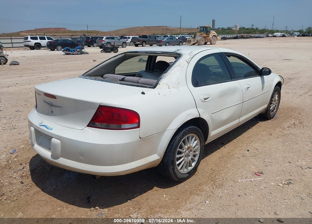 2004 CHRYSLER SEBRING LX VIN: 1C3EL46X64N283753